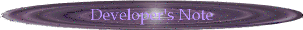 Developer's Note
